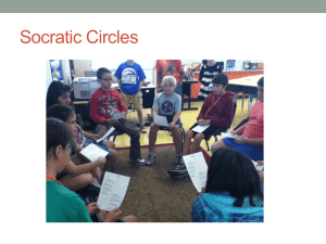 Introducing Students to Socratic Circles
