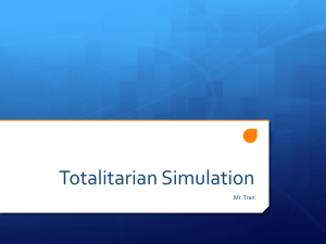 Totalitarian Simulation