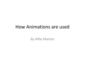 How Animations are used P2