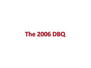 2006 DBQ