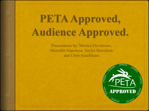 PETA Approved, Audience Approved.