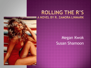group presentation on Rolling the R`s.