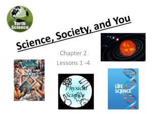 Science, Society and You