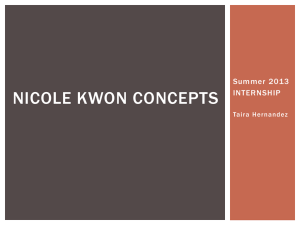 Nicole Kwon Concepts