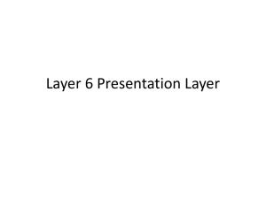 Layer 6 Presentation Layer - SI-35-02