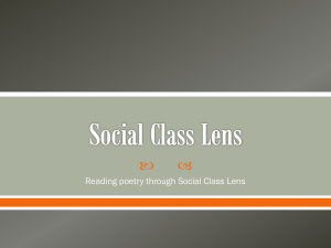 Social Class Lens