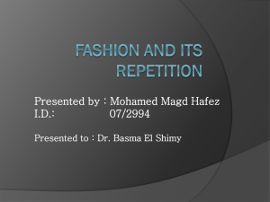 Fashion`s repetition - talking