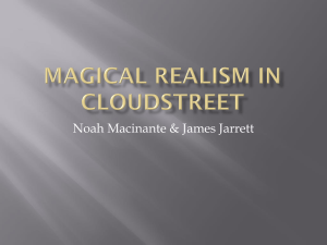 Magical realism in Cloudstreet