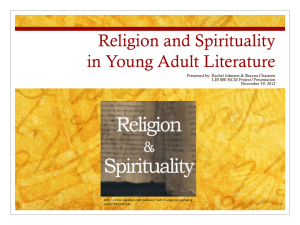 Religion and Spirituality in Young Adult Literature