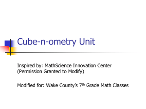 Cube-n-ometry
