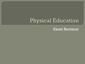 Physical Education Sem 2 Exam Revision - Lalor-1-2PE
