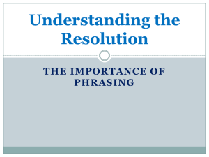 Understanding the Resolution powerpoint