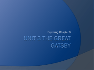 Unit 3 The Great Gatsby assessment 2