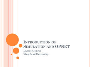 Introduction of Simulation & OPNET