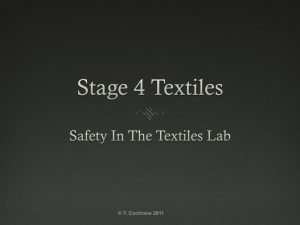 Textiles Safety Presentation