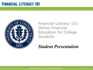 Financial Literacy 101