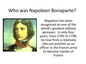 Who was Napoleon Bonaparte