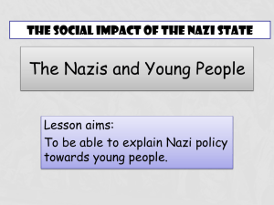 L2 Nazi policies towards the young