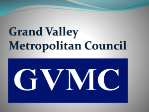 to view presentation. - Grand Valley Metropolitan Council