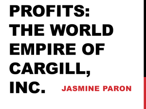 Harvest of Profits: The world Empire of Cargill, Inc.