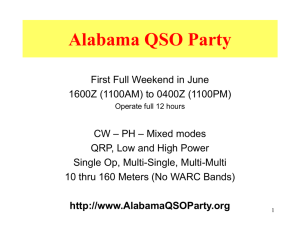 2007 Alabama QSO Party