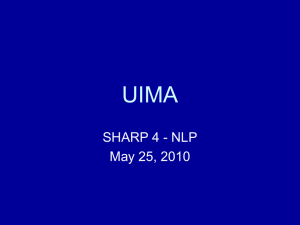 UIMA - Mayo Clinic Informatics