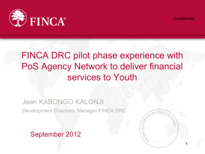 FINCA DRC_PoS Channel to deliver FS to Youth (J)