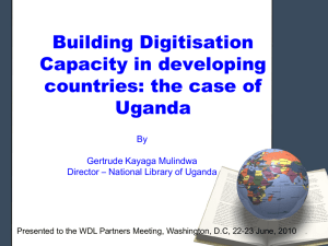 Gertrude Kayaga Mulindwa - World Digital Library Project Site