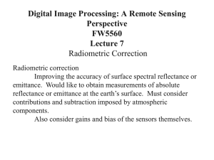 Digital Image Processing: A Remote Sensing Perspective FW5560