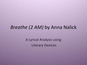 Breathe (2 AM) by Anna Nalick