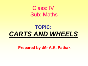 CARTS AND WHEELS(A.K.Pathak)