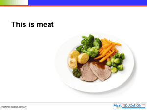 This is meat - Meat and Education
