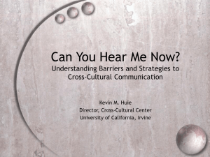 Can You Hear Me Now? - University of California, Irvine