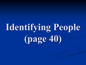2. Identifying People 1 (page 40)