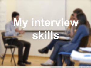 Why interviews?