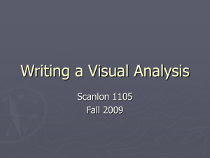 Writing a Visual Analysis