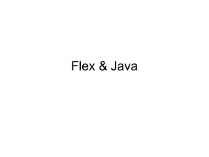 Flex & Java