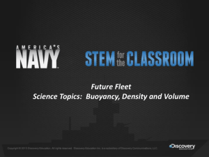 What is Buoyancy? - Navy STEM for the Classroom