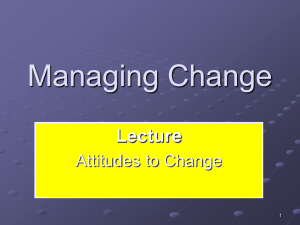 MC -Chapter 5 Managing Change