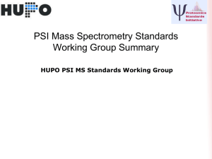 PPT - HUPO Proteomics Standards Initiative