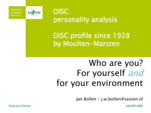 DISC personality analysis