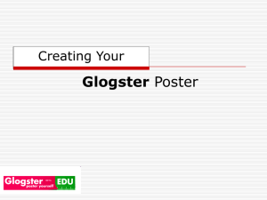 How to Create a Glogster Poster