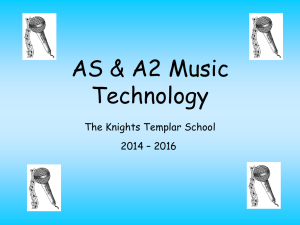 AS/A2 Music Technology Presentation
