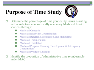 Purpose of Time Study - Texas Health and Human Services