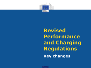 Revised performance and charging regulations – details /1