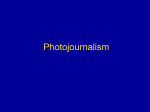 Photojournalism slides