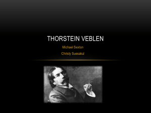 Thornstein Veblen