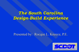 SCOE-SCOD, Kneece, SC, Design