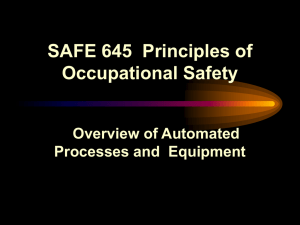 SA 111 Principles of Industrial Safety I