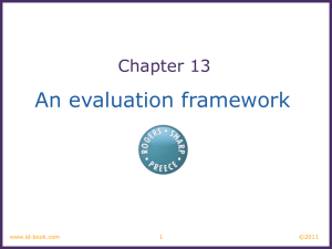 An Evaluation Framework